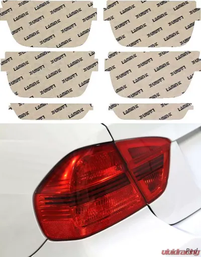 Lamin-X Chevrolet Camaro 2010-2013 Red Tail Light Covers - CH225R