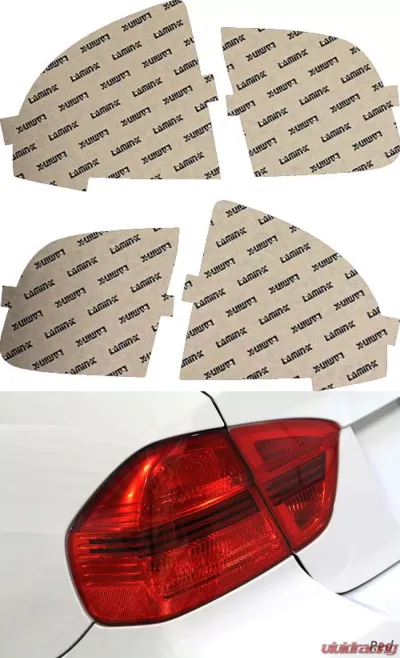 Lamin-X Chevrolet Malibu 2008-2012 Red Tail Light Covers - CH226R