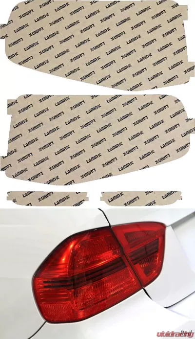 Lamin-X Ford Mustang 2010-2012 Red Tail Light Covers - F230R