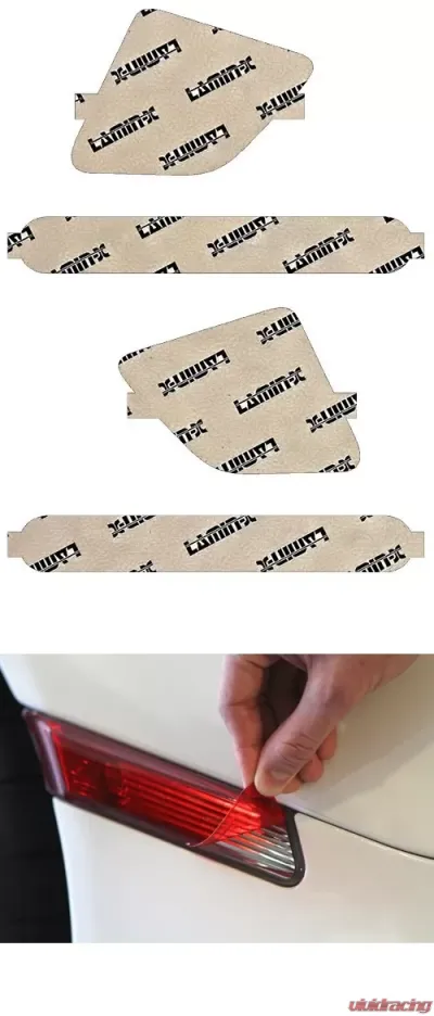 Lamin-X Ferrari 458 2010-2015 Red Rear Marker Covers - FR610R