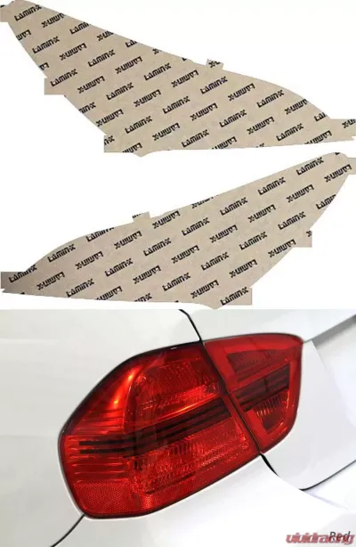 Lamin-X Hyundai Genesis Coupe 2009-2012 Red Tail Light Covers - HY211R