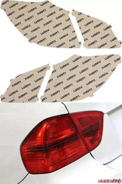 Lamin-X Hyundai Genesis Sedan 2009-2011 Red Tail Light Covers - HY212R