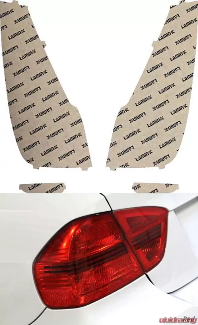 Lamin-X Hyundai Elantra Touring 2009-2010 Red Tail Light Covers - HY213R