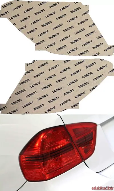 Lamin-X Mercedes C-Class 2008-2011 Red Tail Light Covers - MB226R