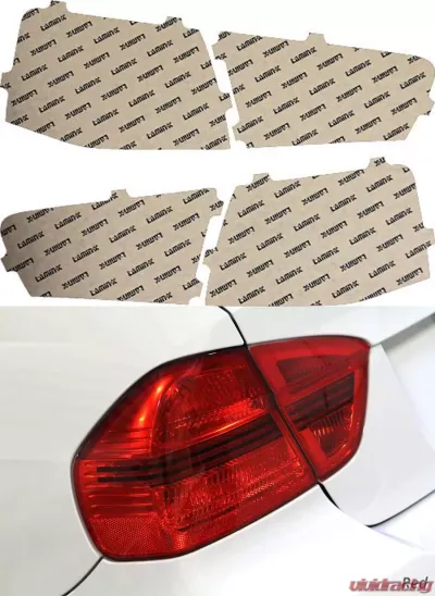 Lamin-X Audi A6 Sedan 2012-2015 Red Tail Light Covers - A228R