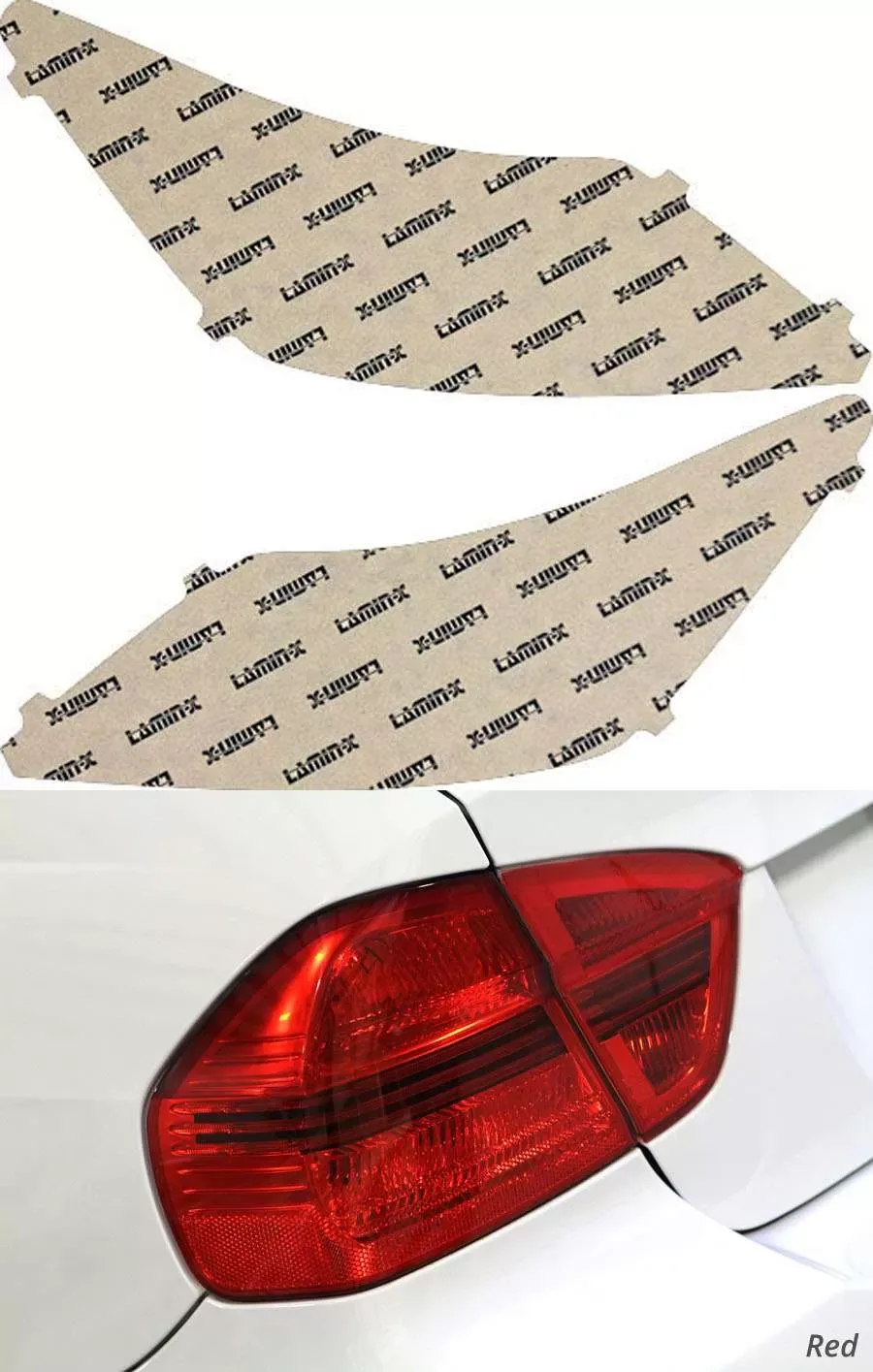 Lamin-X Acura TL 2012-2014 Red Tail Light Covers - AC222R