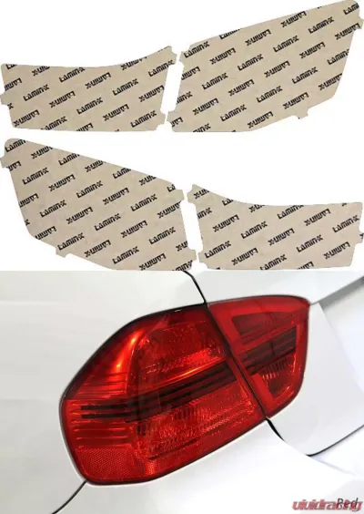 Lamin-X Acura TSX Sportwagon 2011-2014 Red Tail Light Covers - AC223R