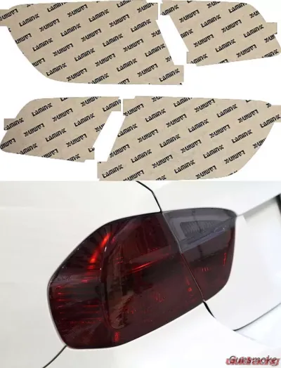 Lamin-X BMW 5-Series F10 Sedan 2010-2016 Gunsmoke Tail Light Covers - B235G