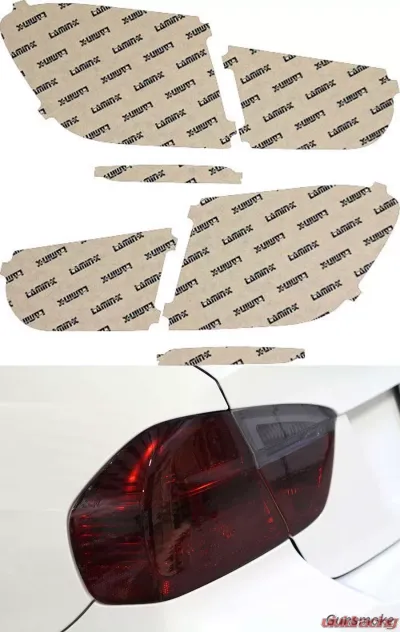 Lamin-X BMW 3-Series Sedan 2012-2015 Gunsmoke Tail Light Covers - B238G