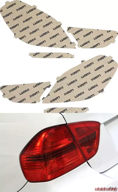 Lamin-X BMW 6-Series 2012-2014 Red Tail Light Covers - B240R