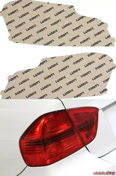 Lamin-X BMW 1M Coupe 2011-2012 Red Tail Light Covers - B623R