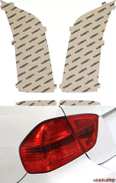 Lamin-X Cadillac ATS Sedan 2013-2019 Red Tail Light Covers - CD214R