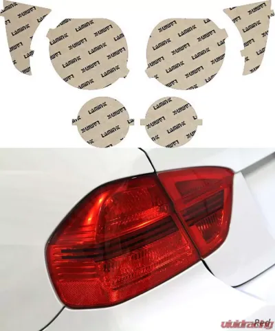 Lamin-X Chevrolet Sonic Hatch 2012-2016 Red Tail Light Covers - CH630R