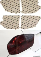 Lamin-X Dodge Durango 2011-2013 Gunsmoke Tail Light Covers                                     - D223G - Image 5