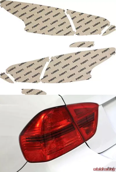 Lamin-X Ford Focus Sedan 2012-2014 Red Tail Light Covers - F637R