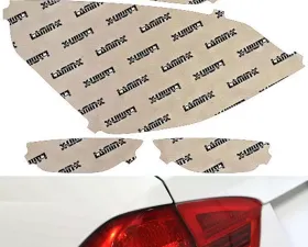 Lamin-X Ford Fiesta Hatchback 2011-2013 Red Tail Light Covers