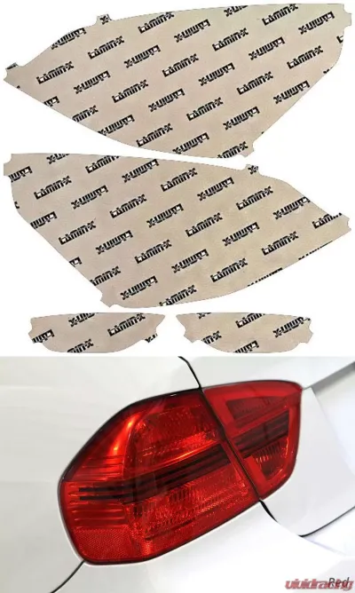 Lamin-X Ford Fiesta Hatchback 2011-2013 Red Tail Light Covers - F638R