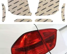 Lamin-X Fiat 500 2011-2017 Red Tail Light Covers