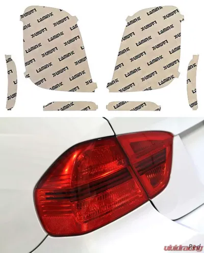 Lamin-X Fiat 500 2011-2017 Red Tail Light Covers - FT201R