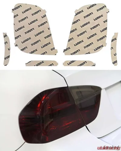 Lamin-X Fiat 500 2011-2017 Smoked Tail Light Covers - FT201S