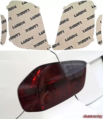 Lamin-X Fiat 500 Abarth 2011-2017 Gunsmoke Tail Light Covers - FT202G