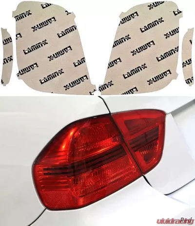 Lamin-X Fiat 500 Abarth 2011-2017 Red Tail Light Covers - FT202R