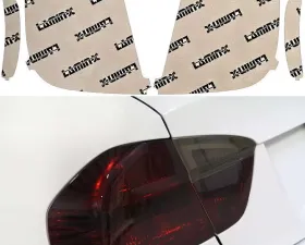 Lamin-X Fiat 500 Abarth 2011-2017 Smoked Tail Light Covers