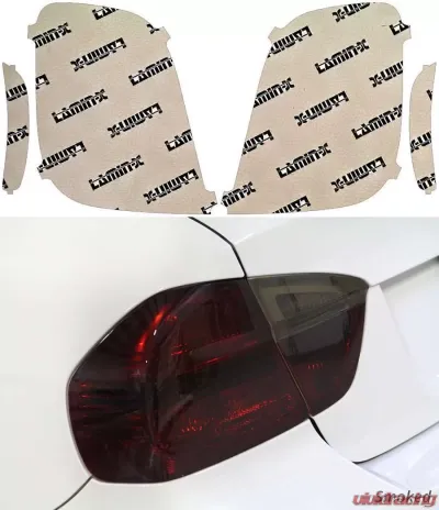 Lamin-X Fiat 500 Abarth 2011-2017 Smoked Tail Light Covers - FT202S