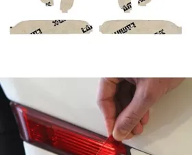 Lamin-X Fiat 500 2011-2017 Red Side and Rear Marker Covers