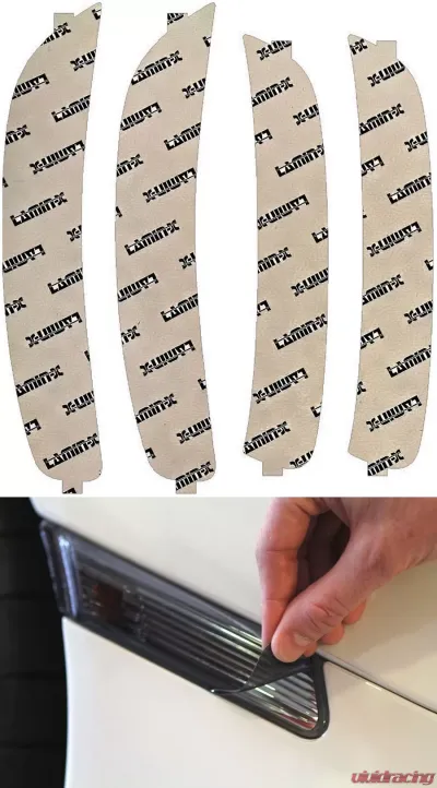 Lamin-X Fiat 500 Abarth 2011-2017 Gunsmoke Side & Rear Marker Covers - FT602G