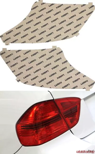 Lamin-X Honda Civic Coupe 2012-2013 Red Tail Light Covers - H241R