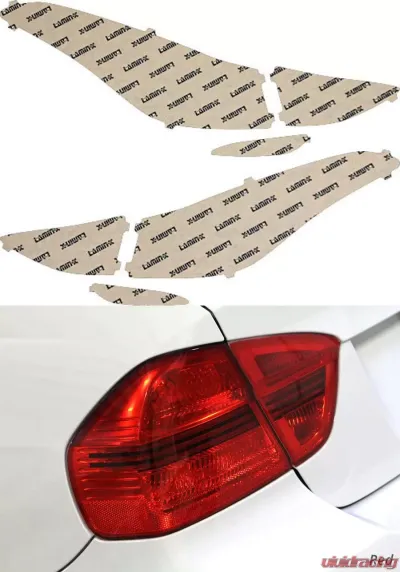 Lamin-X Hyundai Elantra Sedan 2011-2016 Red Tail Light Covers - HY217R