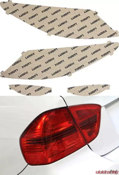 Lamin-X Hyundai Accent Sedan 2012-2017 Red Tail Light Covers - HY221R