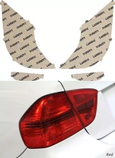 Lamin-X Hyundai Accent Hatchback 2012-2017 Red Tail Light Covers                                     - HY621R - Image 5