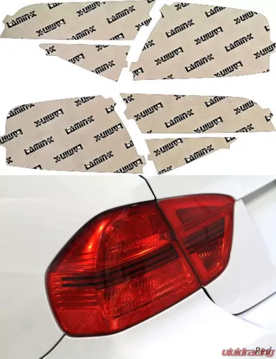 Lamin-X Audi A8 2015-2017 Red Tail Light Covers - A238R