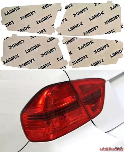 Lamin-X Audi A6 2016-2021 Red Tail Light Covers - A241R