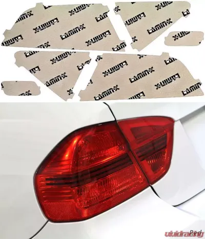 Lamin-X Audi S7 2016-2018 Red Tail Light Covers - A244R