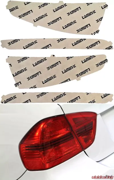 Lamin-X Audi Q3 2015-2020 Red Tail Light Covers - A246R