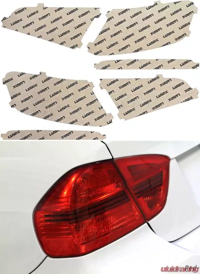 Lamin-X Audi A3 Sportback 2016-2020 Red Tail Light Covers - A249R