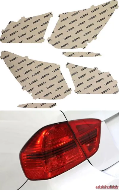 Lamin-X Acura RLX 2014-2020 Red Tail Light Covers - AC226R