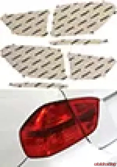 Lamin-X BMW X6 2015-2018 Red Tail Light Covers - B256R