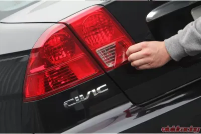 Lamin-X BMW 3-Series 328|330 Sedan 2016-2018 Red Tail Light Covers - B260R
