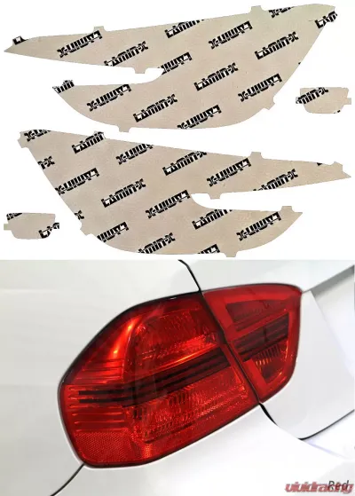 Lamin-X Buick Cascada 2016-2018 Red Tail Light Covers - BU209R