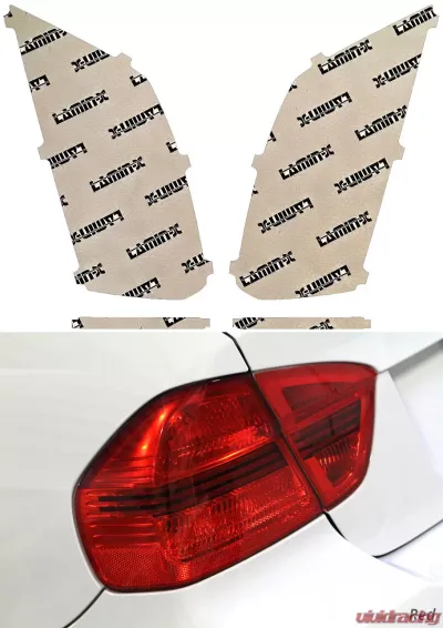 Lamin-X Cadillac CTS 2014-2018 Red Tail Light Covers - CD217R