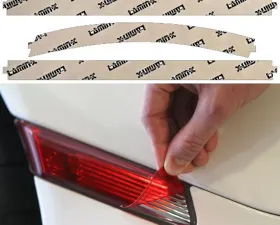Lamin-X Chevrolet Corvette C7 2014-2019 Red Rear Marker Covers
