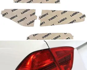 Lamin-X Dodge Charger 2015-2021 Red Tail Light Covers
