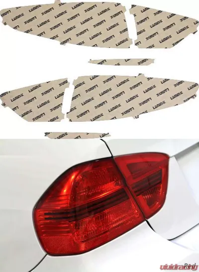 Lamin-X Ford Fusion 2013-2016 Red Tail Light Covers - F243R