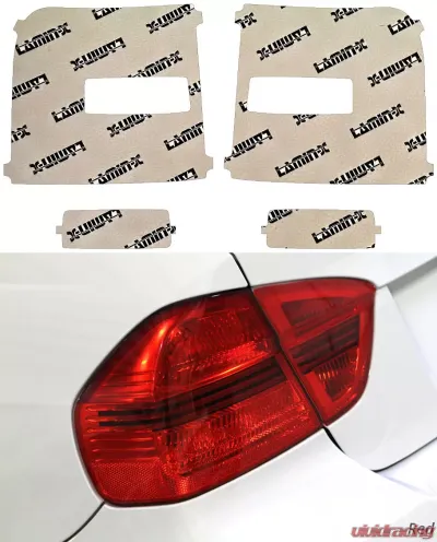 Lamin-X Ford Flex 2013-2018 Red Tail Light Covers - F245R