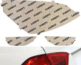 Lamin-X Ford Fiesta Hatchback 2014-2018 Red Tail Light Covers