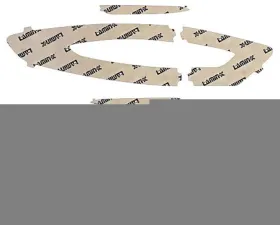 Lamin-X Ford Fusion 2013-2016 Custom Gunsmoke Tail Light Covers